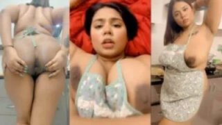 Sensual Kitchen Roleplay with Oasi in Hot Action