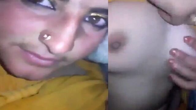 Viral Desi Aunty Video Bhabhi Boob Press Scene